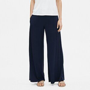 Eileen Fisher Black Wide Leg Pants. Size Medium
